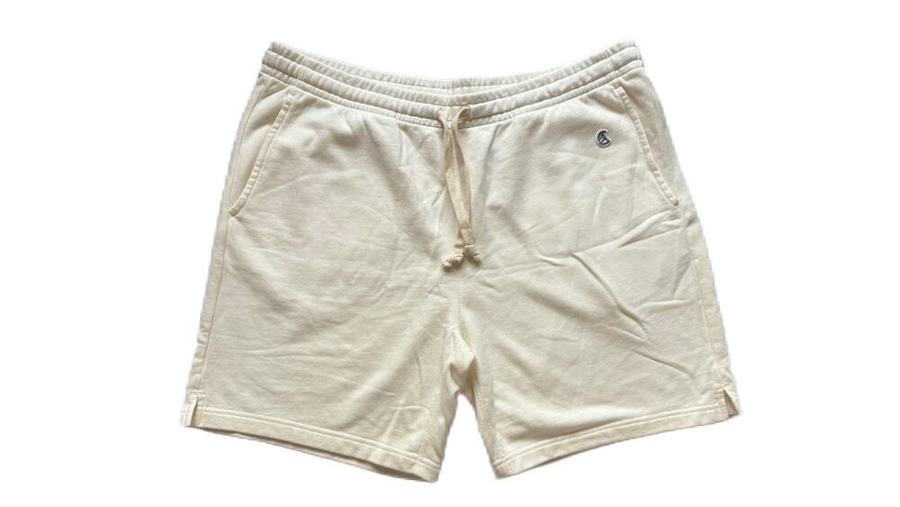 Todd Snyder X Champion Warm Up Short Size XXL Antique White NWT 100% Cotton